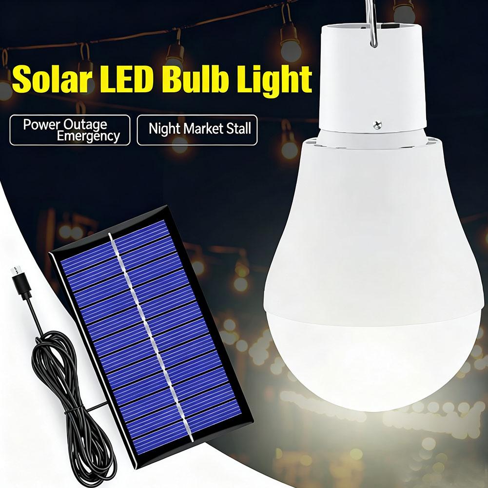 Power Outage Light - Ampoule LED solaire, étanche IP65, 200