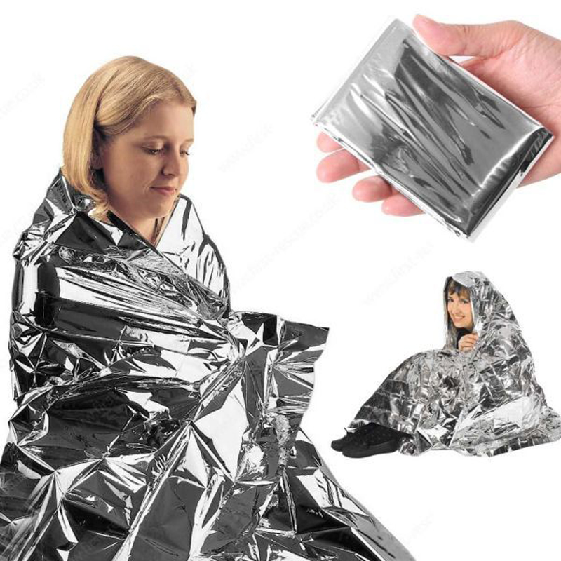 First Aid Bag Kit - Couverture thermique extérieure en mylar émergente,