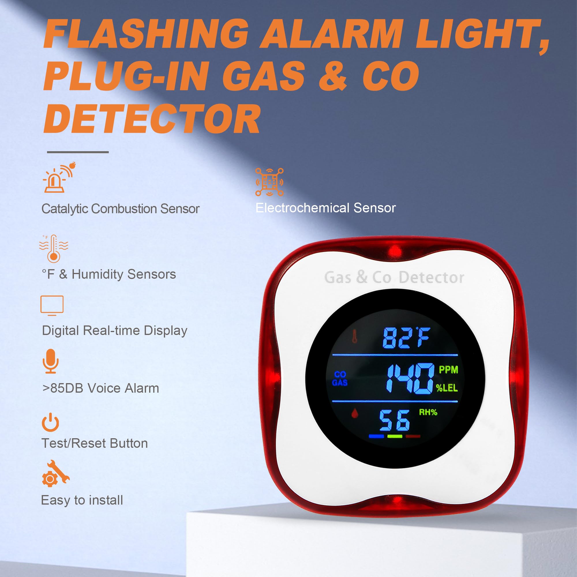 Co Detector Plug - Détecteurs combinés de gaz et de