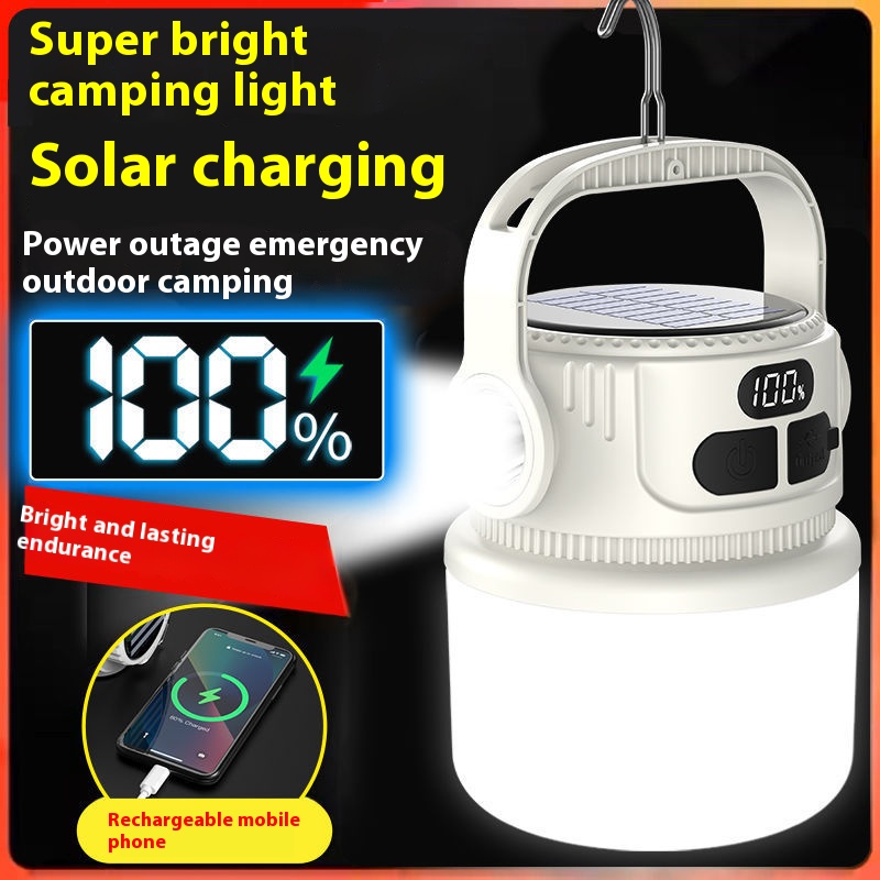 Power Outage Light - Ampoule solaire LED, lanternes portables rechargeables,
