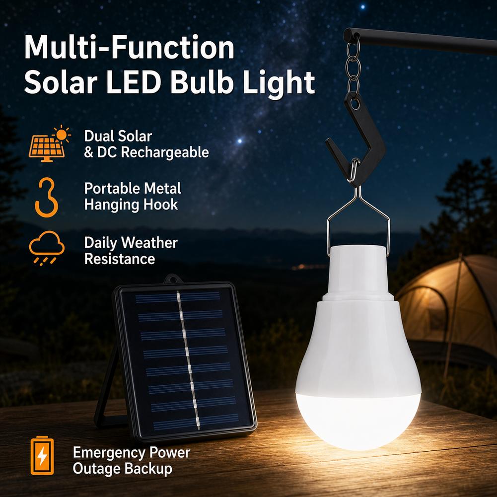 Ampoule LED solaire, étanche I - Power Outage Light avis et prix